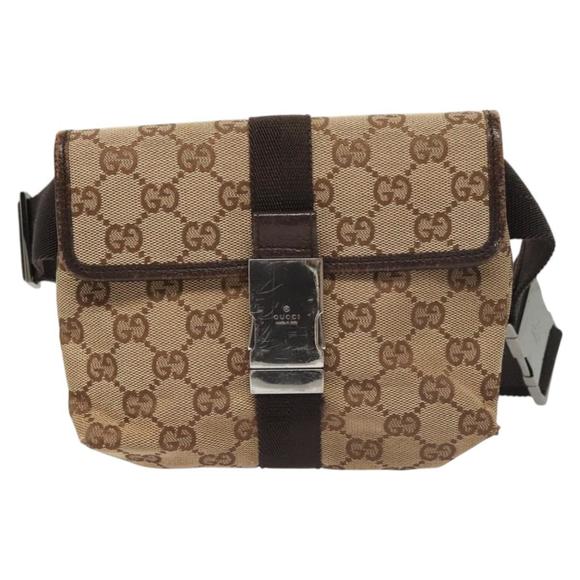 Gucci Belt bag Beige Canvas shoulder - Picture 1 of 10